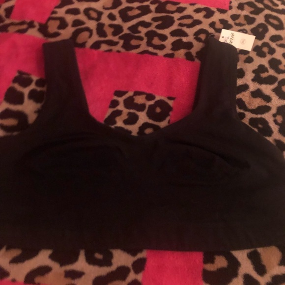 💎NWT AERIE BLACK COTTON SCOOP BRALETTE💎 - Picture 13 of 15